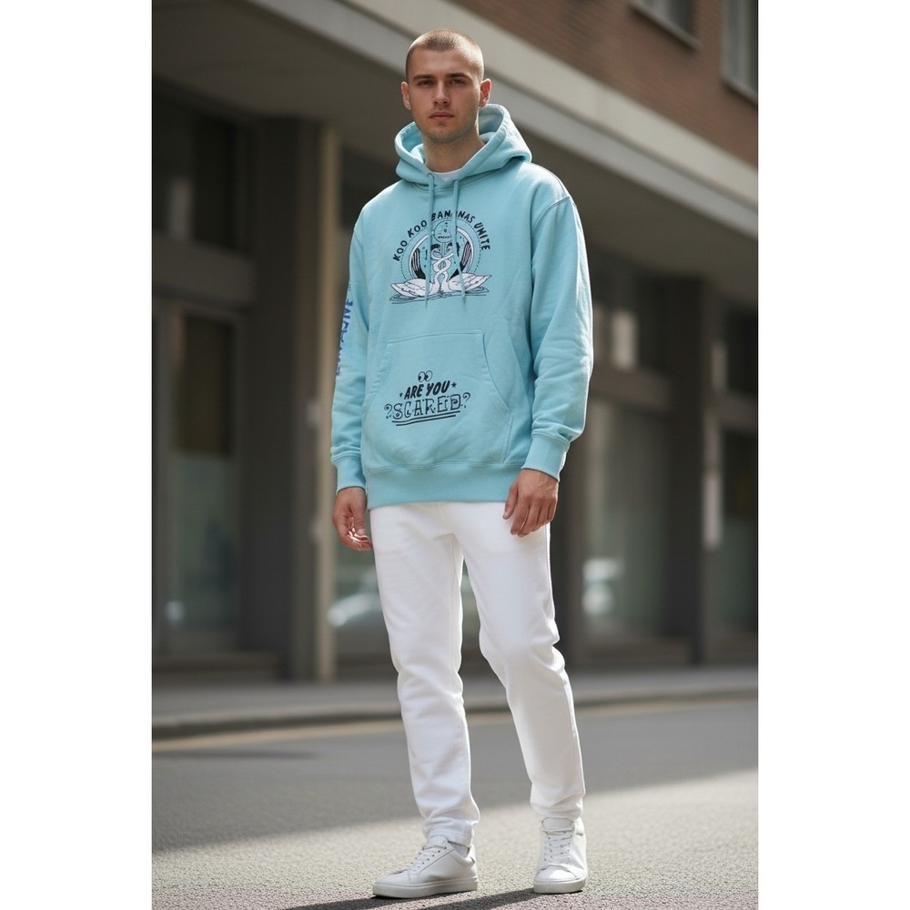 Kesha Boogie Feet Tour Hoodie Light Blue Graphic Concert Sweatshirt SS4500P Mens